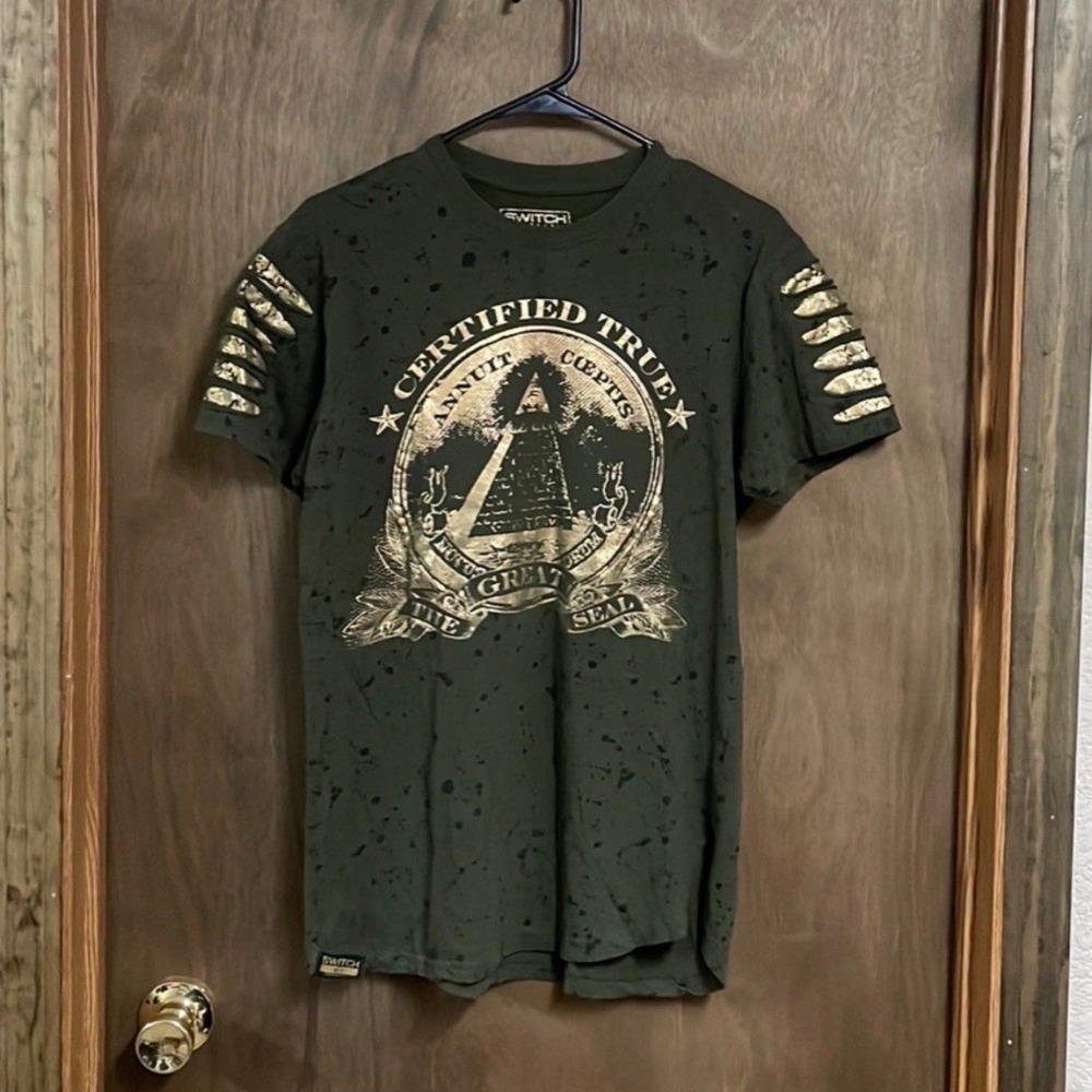 Switch Remarkable Certified True Short Sleeve Shirt Small
